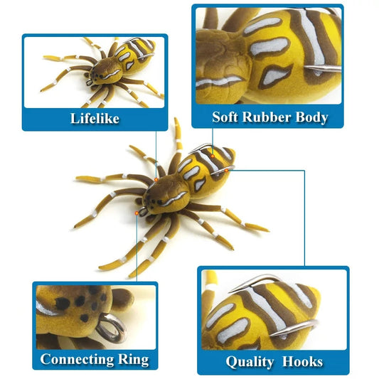 Prior Lake Bait and Tackle Spider Soft Lure Fishing Bait Color Options