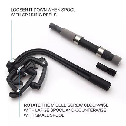 Prior Lake Bait and Tackle Fishing Line Winder Spooler In Use