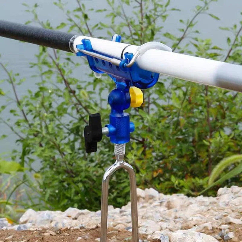 Prior Lake Bait and Tackle Self-Locking Fishing Rod Holder Bracket Lock Detail