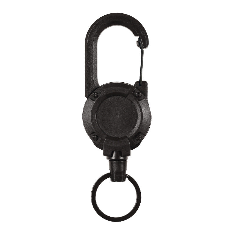 Prior Lake Bait and Tackle Retractable Cable Keychain Spring Clip Package