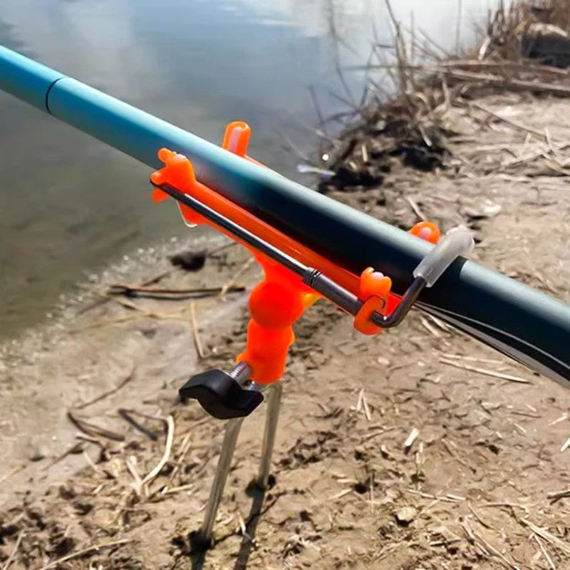 Prior Lake Bait and Tackle Self-Locking Fishing Rod Holder Bracket Angle View