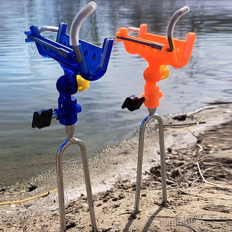 Prior Lake Bait and Tackle Self-Locking Fishing Rod Holder Bracket Front View