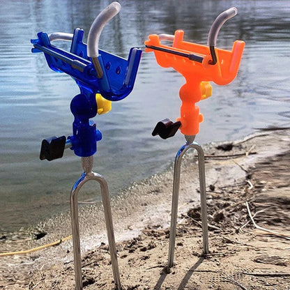 Prior Lake Bait and Tackle Self-Locking Fishing Rod Holder Bracket Front View