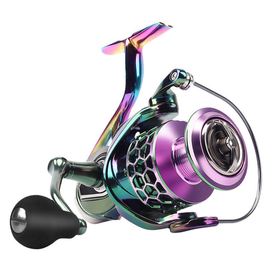 Prior Lake Bait and Tackle Saltwater Spinning Fishing Reel Front View