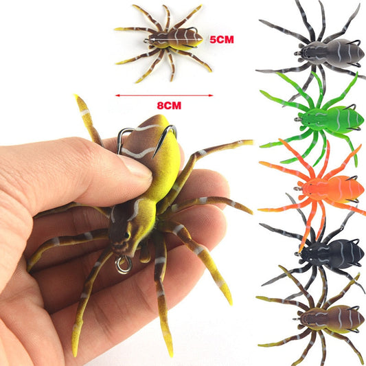 Prior Lake Bait and Tackle Spider Soft Lure Fishing Bait Front View